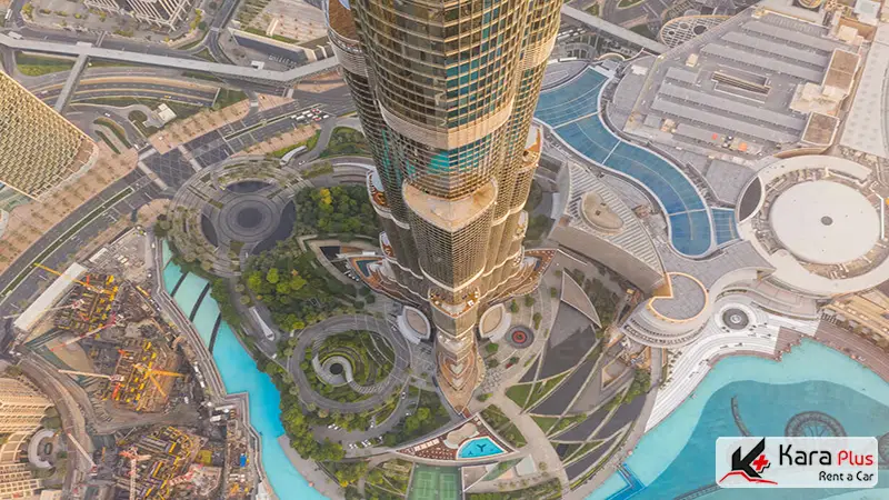 طراحی زیبا و خاص برج خلیفه در دبی