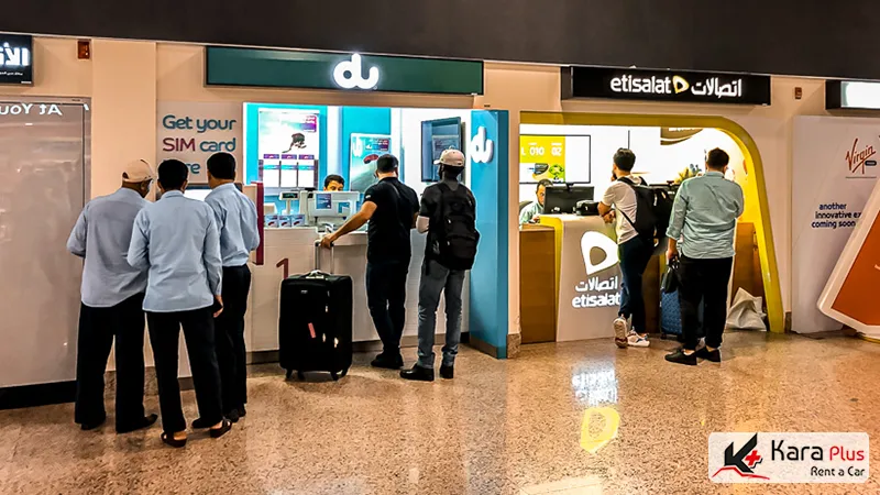 تهیه سیم کارت امارات در فرودگاه دبی