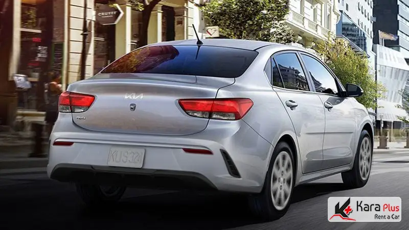 نمایی از طراجی صندوق kia rio 2022