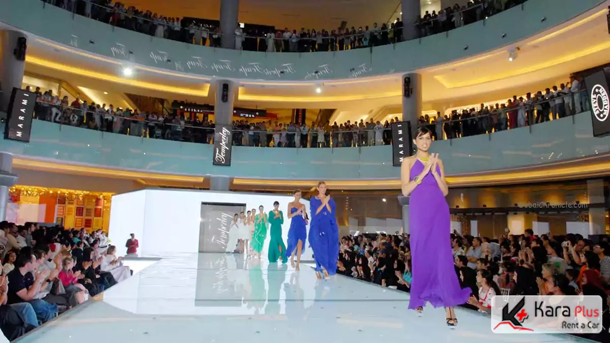 برگزاری فشن شو های متنوع و متفاوت در dubai mall