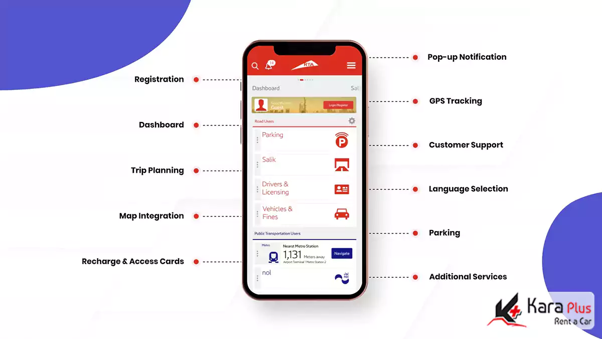 RTA از بهترین اپلیکیشن‌ های دبی برای تجربه‌ای بدون دردسر